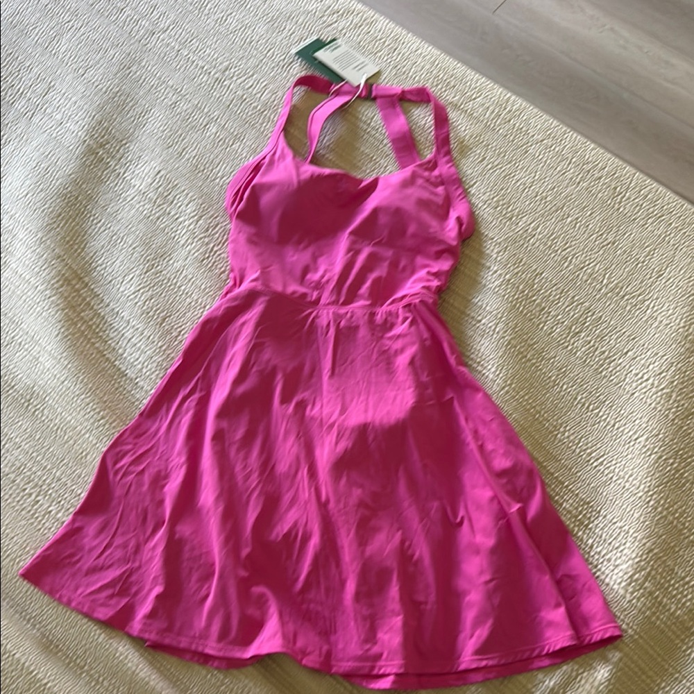 Backless Twisted Flare Dance Active Dress-Longer Length-Easy Peezy Edition